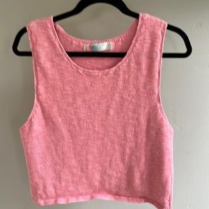 Free people beach pink tank size S